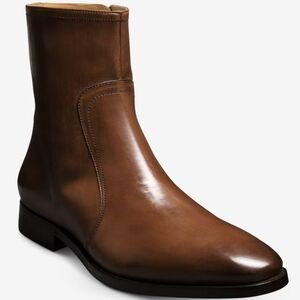 Allen Edmonds Men's Siena Zip-Up Leather Boots NWOT